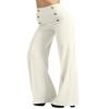 J. LOVNY Womens Sailor Bell Bottom High Waist Long Pants Made in USA S-3XL Red view 1