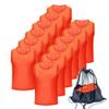 Antoyo Pinnies Soccer pinnies for Soccer Mesh Basketball Jerseys Orange-M view 1