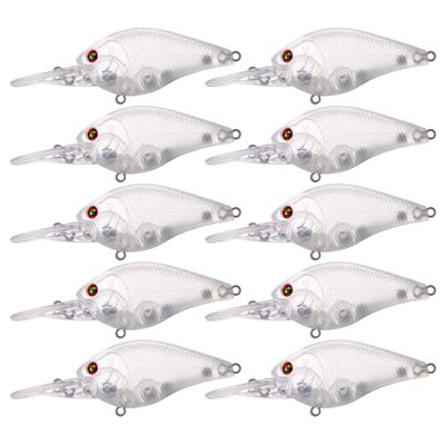 FREE FISHER 25pcs Fishing Crankbait Blanks,Unpainted Fishing Lures Blank Minnow Crankbaits Hard Bait Bodies Set 9cm 10.9g