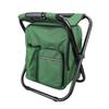 UNISTRENGH Folding 3 in 1 Camping Chair Stool Backpack with Cooler Insulated Picnic Bag, Hiking Camouflage Seat Table Bag Camping Gear for Outdoor Indoor Fishing Travel Beach BBQ (Green) view 1