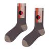 Women's socks French men's socks creative geometric contrast color men and women socks one size-Color 2_Men's One Size 40-44 view 1