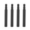X AUTOHAUX 50mm Aluminum Alloy Bike French Type Valve Extender Extension Black 4pcs view 1
