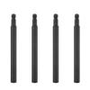 X AUTOHAUX 70mm Aluminum Alloy Bike French Type Valve Extender Extension Black 4pcs view 1