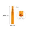 X AUTOHAUX 40mm Aluminum Alloy Bike French Type Valve Extender Extension Gold Tone 2pcs view 2