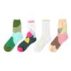 Socks for spring and summer, transparent glass silk, thin women's tube socks, stitching stockings-Suitable for 38-41 yards_white view 2