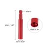 X AUTOHAUX 40mm Aluminum Alloy Bike French Type Valve Extender Extension Red 4pcs view 2