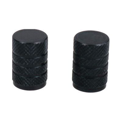 AB Tools Black Metal Valve Caps Wheel Tyre Dust Cap Air Stem Cover Bike Cycle Car Vehicle