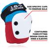 187 Killer Pads Knee Pads, Elbow Pads Combo Pack, Red/White/Blue, Small/Medium view 2