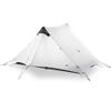 3F UL GEAR Lanshan 2 Person Tent Hiking Ultralight Camping Tent Professional 15D Silnylon Rodless Trekking Pole Tent Waterproof Backpacking Outdoor for Camping, Bivvy (2P Gray 3 Season) view 4