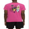 Maui AND Sons Sharkman T-Shirt for Men & Women | Classic Neon Pink Short Sleeve Crew Neck Graphic Tee Inspired by California Surf Culture & Designed for Everyday Comfort (Large) view 1