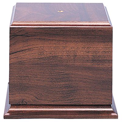 On Top Awards - 5.25" Tall x 7" Cherry Finish Particle Wood Base for Cups Trophies Awards Figurines Riser Pepetual Trophy for Extra Plates (7x7x5.25 - Pack of 1)