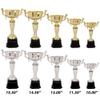 On Top Awards - Gold with Black Base Metal Trophy Cup Award - 5 Sizes - Gold or Silver (Gold 15.50" - Pack of 4) view 3
