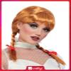 Smiffys Porcelain Doll Wig, Auburn view 2