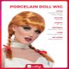 Smiffys Porcelain Doll Wig, Auburn view 3