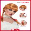 Smiffys Porcelain Doll Wig, Auburn view 4