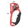 SZCQ SRT Climbing Hand Ascender Aviation Light Alloy Mountaineering Rock Ergonomic Rappelling Gear Equipment Right Handled Ascender Arborist Tree Climber Rigging view 2