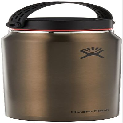 Hydro Flask Steel 32 Oz Lightweight Wide Flex Cap Obsidian