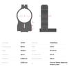 Warne Vapor Scope Rings, 30mm, Medium, V414M,Black view 2