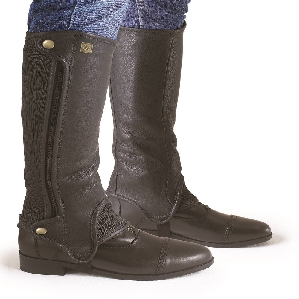Ovation Precise Fit Full Grain Half Chaps