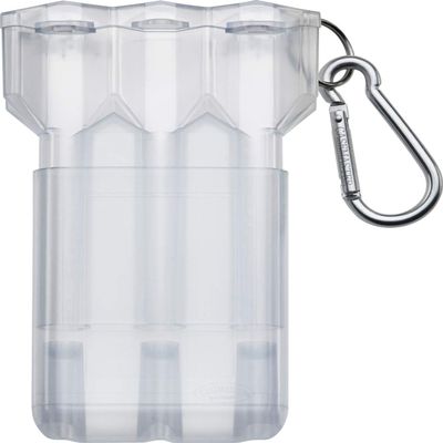 Casemaster by GLD Products Nomad Adjustable Dart Case Clear with Carabiner - Fits Steel and Soft Tip Darts up to 6.5 inches