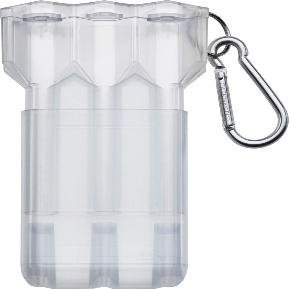 Casemaster by GLD Products Nomad Adjustable Dart Case Clear with Carabiner - Fits Steel and Soft Tip Darts up to 6.5 inches