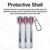 Casemaster by GLD Products Nomad Adjustable Dart Case Clear with Carabiner - Fits Steel and Soft Tip Darts up to 6.5 inches view 2