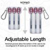 Casemaster by GLD Products Nomad Adjustable Dart Case Clear with Carabiner - Fits Steel and Soft Tip Darts up to 6.5 inches view 4