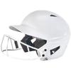 CHAMPRO HX Rookie Fastpitch Softball Batting Helmet with Facemask for Youth and Adult White Small view 1