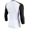 Champro Compression Three Quarter Sleeve, Adult X-Large, White, Black view 3