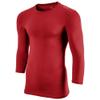 Champro Compression Three Quarter Sleeve, Adult Small, Scarlet view 1