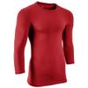 Champro Compression Three Quarter Sleeve, Adult Small, Scarlet view 2