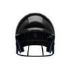 CHAMPRO womens Fastpitch HX Softball Batting Helmet with Facemask, Black, Medium US view 2