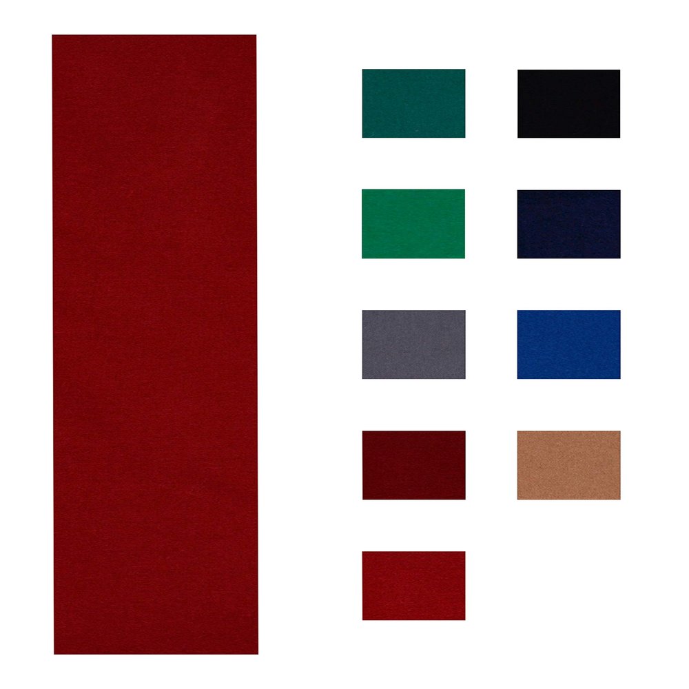 Accuplay 20 oz Pre Cut Pool Table Felt - Billiard Cloth Red for 8' Table