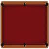 Accuplay 20 oz Pre Cut Pool Table Felt - Billiard Cloth Red for 8' Table view 2