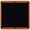 Accuplay 20 oz Pre Cut Pool Table Felt - Billiard Cloth Black for 8' Table view 2