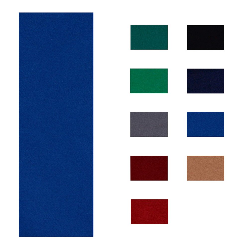 Accuplay 20 oz Pre Cut Pool Table Felt - Billiard Cloth Blue for 9' Table