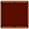 Accuplay 20 oz Pre Cut Pool Table Felt - Billiard Cloth Burgundy for 7' Table view 2