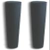Mad Dog Boat Trailer Guide Pole Pad and Cover with Capped Ends | 36 Inch | Black | Heavy Duty UV Fade Proof Canvas | Set of Two view 1