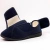 EUROPEAN SOFTEST Men's Memory Foam Diabetic Slippers with Adjustable Closure, Extra Wide Comfy Warm Plush Fleece Arthritis Edema Swollen Diabetic House Shoes Machine Washable with Anti Slip Sole view 4