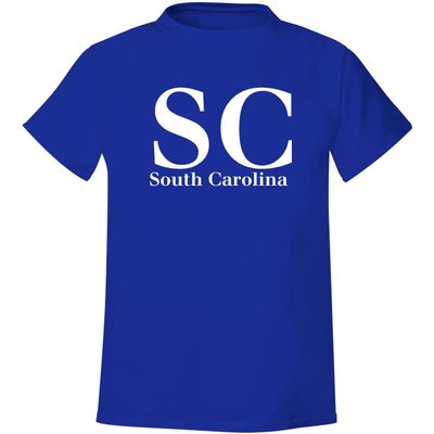 SC South Carolina - Men's Soft & Comfortable T-Shirt, Blue, Medium