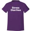 Stress Diarrhea - Men's Soft & Comfortable T-Shirt, Purple, XX-Large view 1