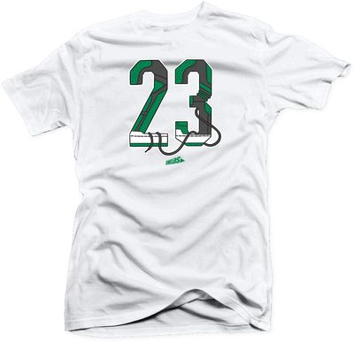 SNELOS Mens Sneaker Matching Tee Soft Cotton Graphic T Shirt Casual Streetwear Outfit Top - (23) White | Small