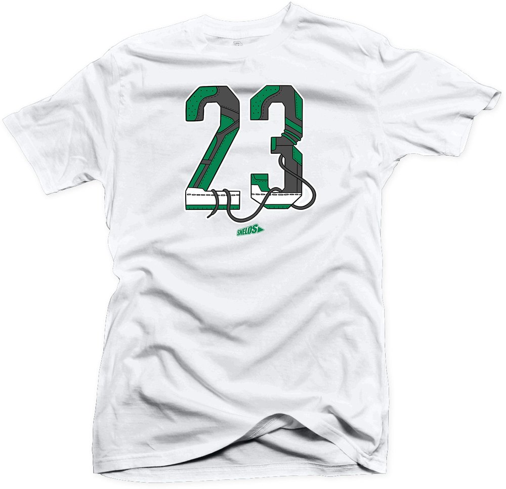SNELOS Mens Sneaker Matching Tee Soft Cotton Graphic T Shirt Casual Streetwear Outfit Top - (23) White | Small