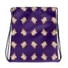 Lolamart Bull Terrier Diamond Logo All Over Prints Purple Drawstring Bags view 1