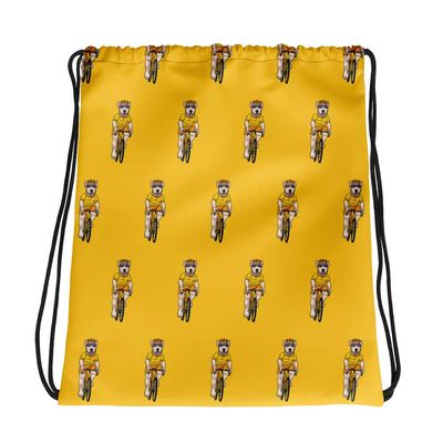 Handlebar Gangster Cycling Yellow Jersey Terry Bike Bicycle MTB Drawstring Bags