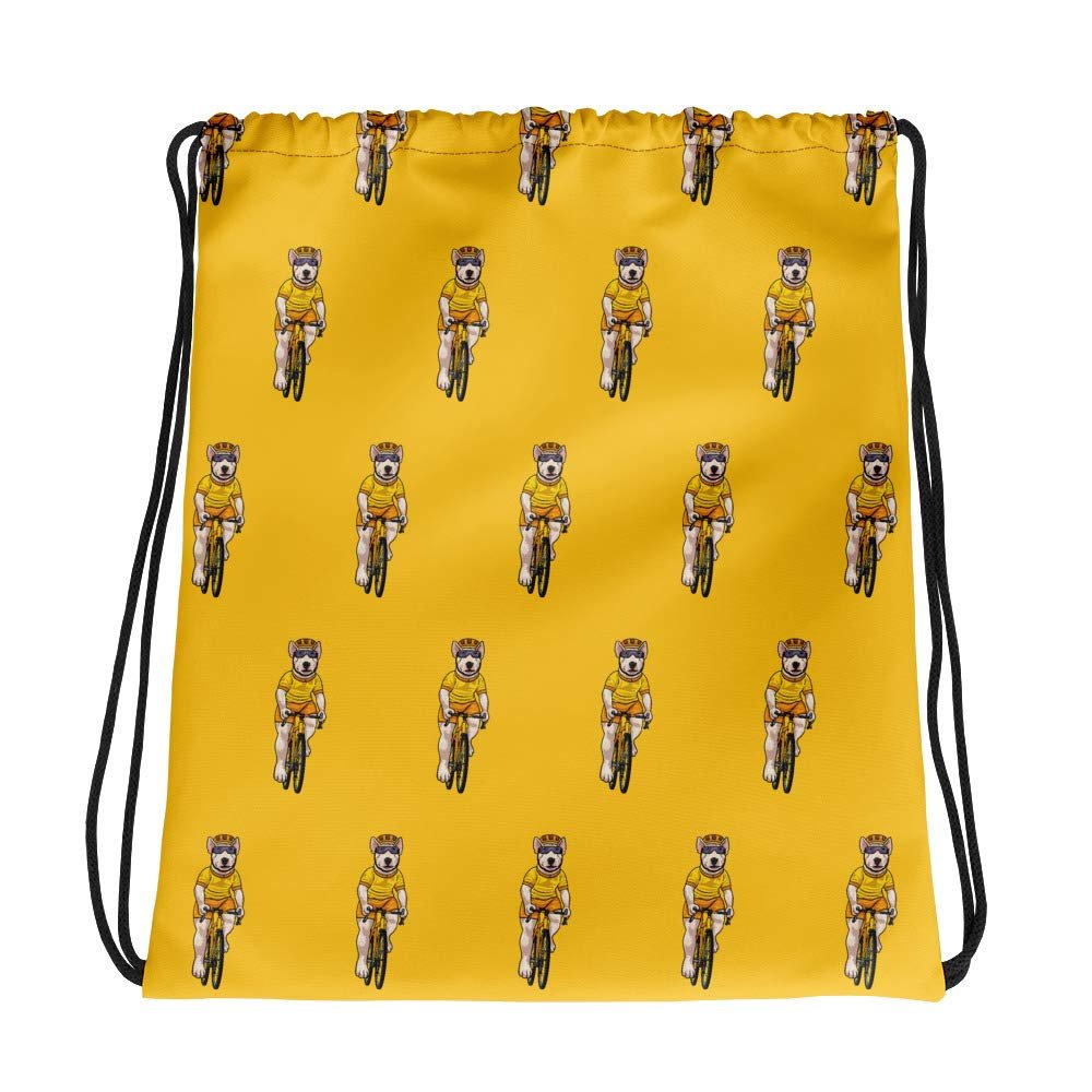 Handlebar Gangster Cycling Yellow Jersey Terry Bike Bicycle MTB Drawstring Bags