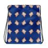 Lolamart Bull Terrier Diamond Logo All Over Prints Blue Drawstring Bags view 1