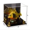 Better Display Cases Versatile Acrylic Display Case - Medium Rectangle Box with Mirror and Yellow Risers 12" x 8.25" x 8" (A004-YR) view 2
