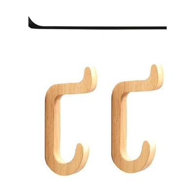 Hockey Stick Holder Wall Mount , Golf Club Display Rack, Hockey Stick Display, Hockey Stick Hanger, Hockey Stick Bracket, Wall Mounts for Home & Office, Perfect for Display & Storage - No Stick, 2Pcs