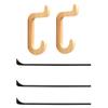 Hockey Stick Holder Wall Mount , Golf Club Display Rack, Hockey Stick Display, Hockey Stick Hanger, Hockey Stick Bracket, Wall Mounts for Home & Office, Perfect for Display & Storage - No Stick, 2Pcs view 3